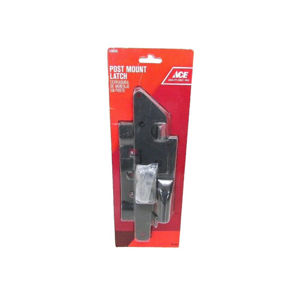 ACE POST MOUNT GATE LATCH BLACK #5286828